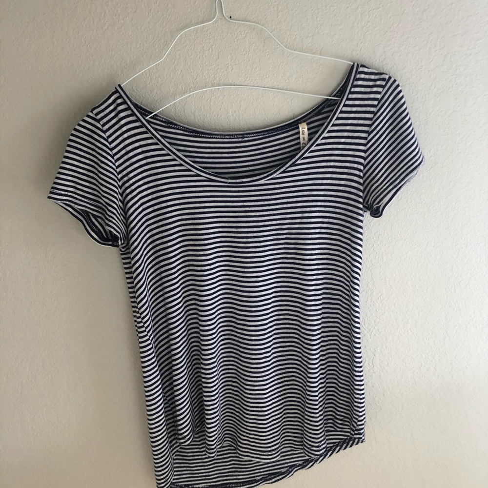 Black and white shirt